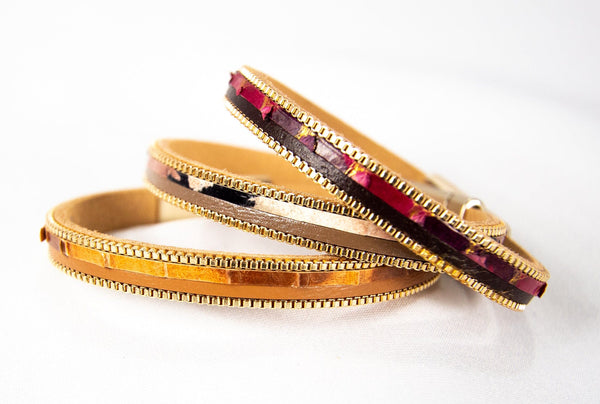 mitchel jovial Magnetic Leather bracelet