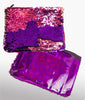 mitchel jovial Purple/Rose Large Sequence Pouch