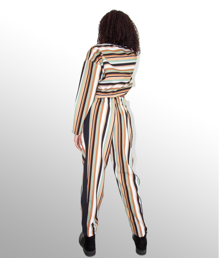 mitchel jovial Sleepwear & Loungewear Stripped Flaunt -Drawstring  Top